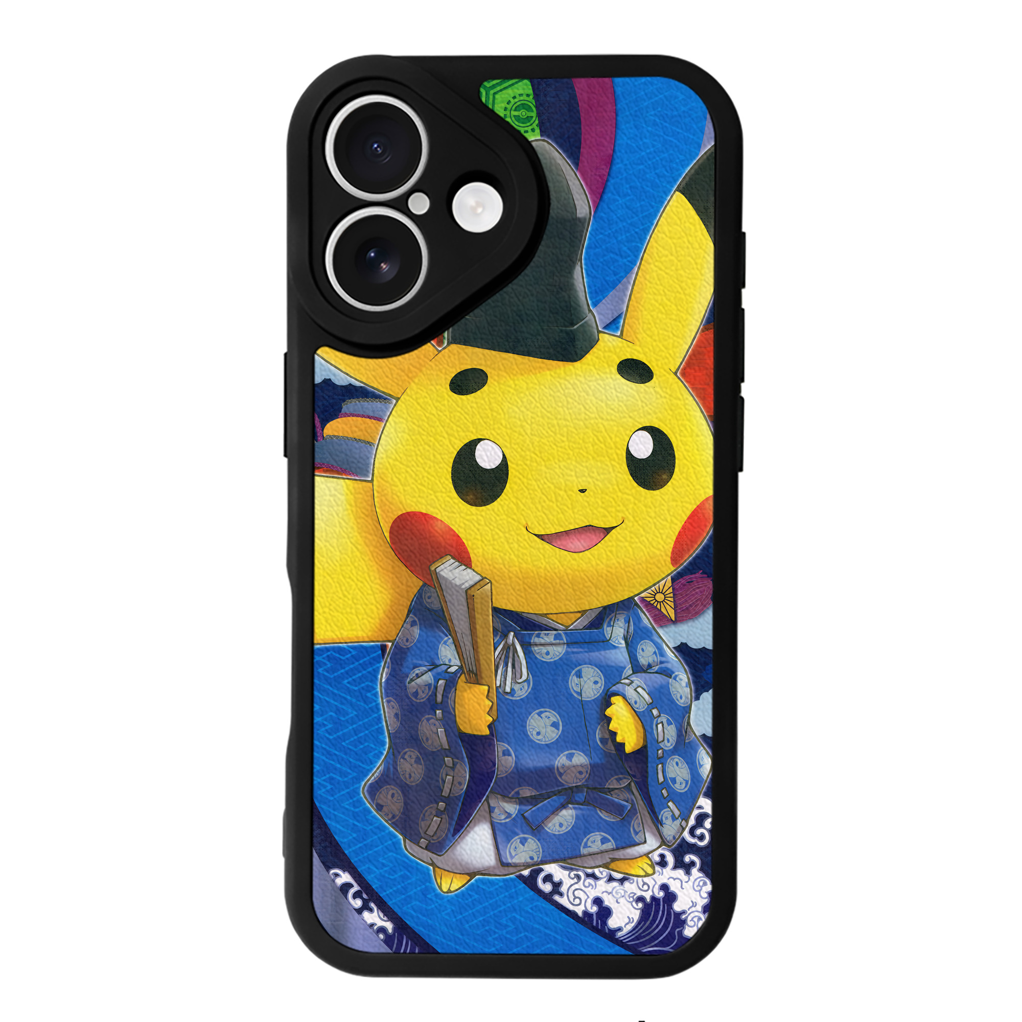 （画像用） ポケットモンスター Pokémon 【iPhone 16シリーズ対応】シリコンスマホケース（レザー調） 材質：シリコン